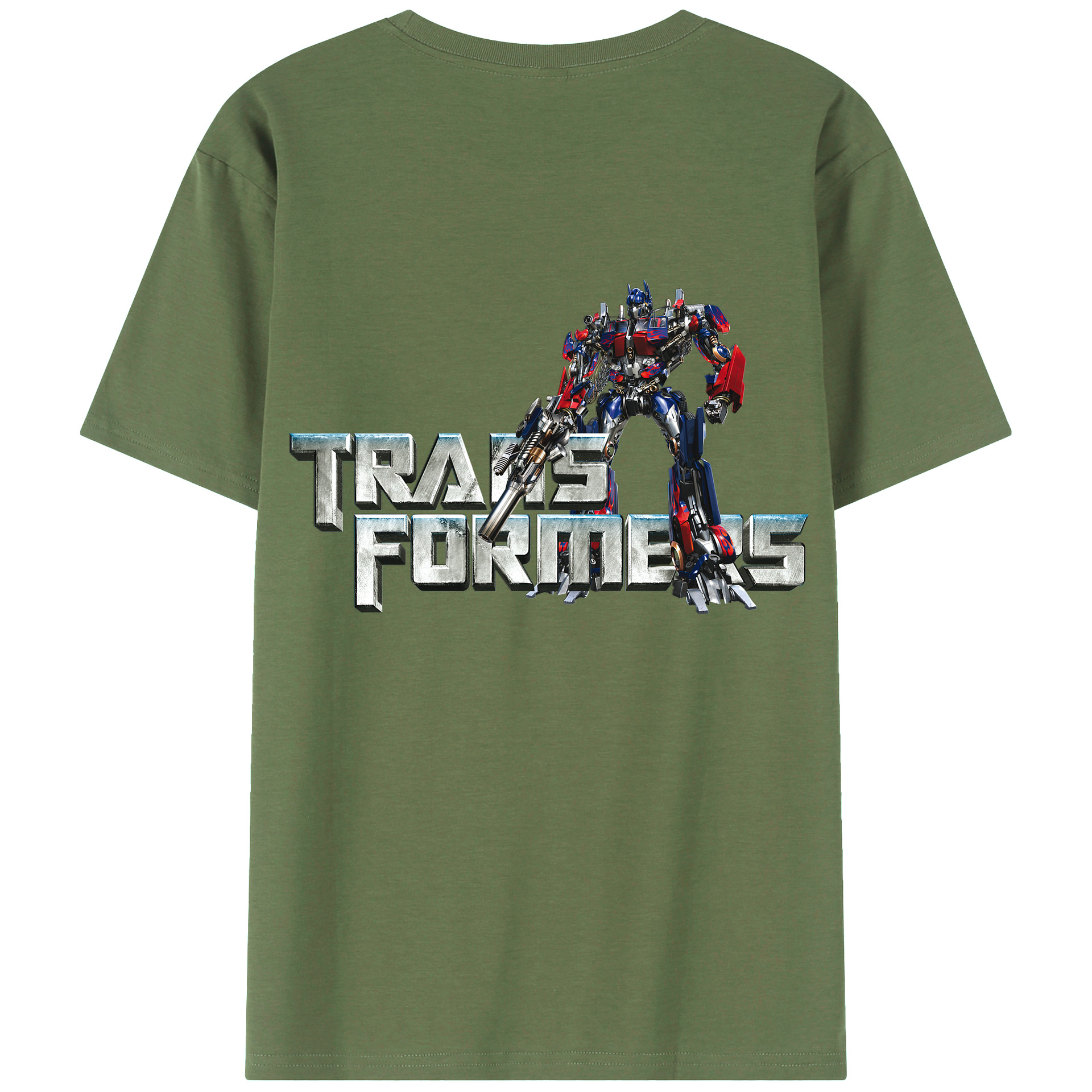 （画像用）  綿100％ メンズ半袖Tシャツ（バックプリント） 通気性